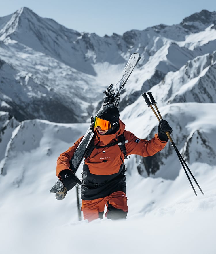 Montec Doom Skijakke Herre Burned Orange/Black, Bilde 2 av 12