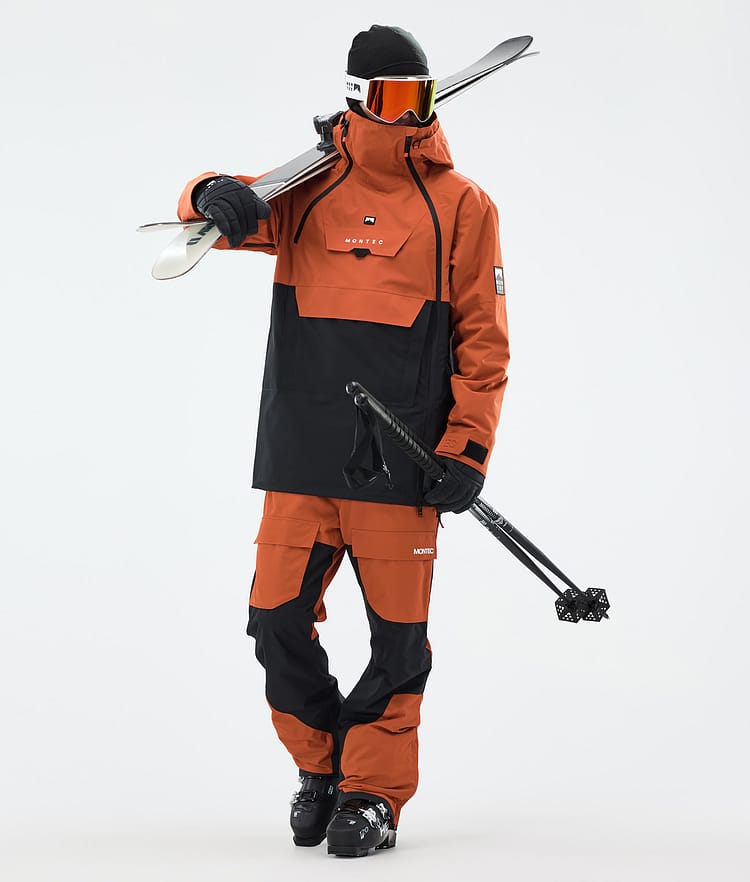 Montec Doom Skijakke Herre Burned Orange/Black, Bilde 3 av 11