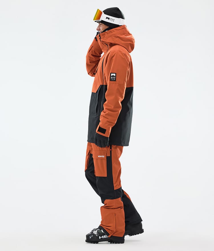 Montec Doom Skijakke Herre Burned Orange/Black, Bilde 4 av 11