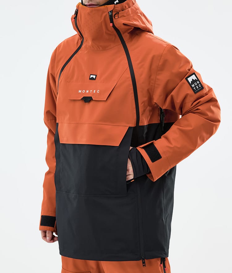 Montec Doom Snowboardjakke Herre Burned Orange/Black, Bilde 8 av 11