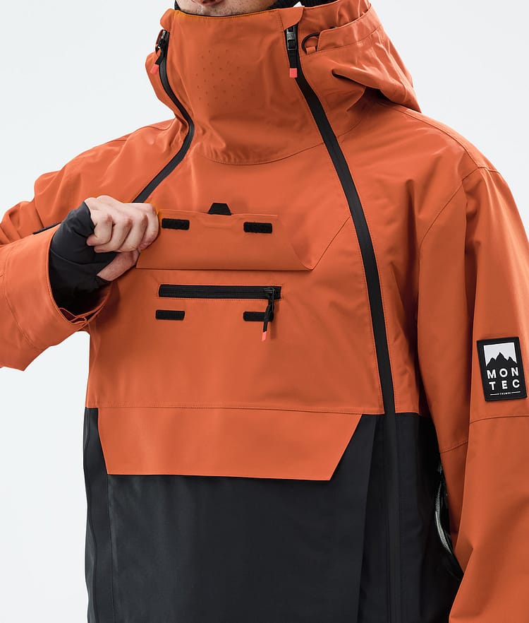 Montec Doom Snowboardjakke Herre Burned Orange/Black, Bilde 10 av 11