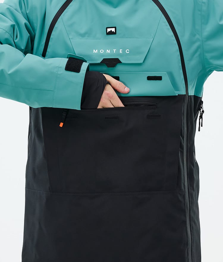 Montec Doom Snowboardjakke Herre Turquoise/Black, Bilde 9 av 11