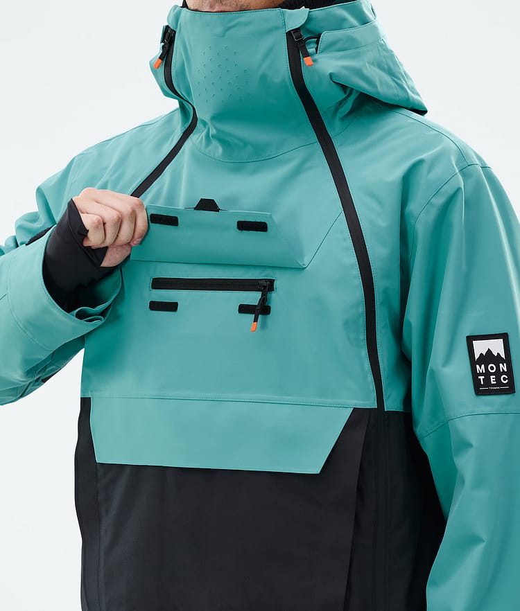 Montec Doom Snowboardjakke Herre Turquoise/Black, Bilde 10 av 11
