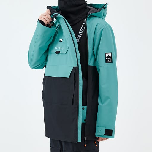 Glidelås foran med doble klaffer Hovedproduktdetaljbilde,