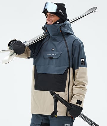 Montec Doom Skijakke Herre Metal Blue/Black/Sand