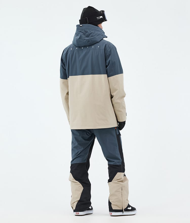 Montec Doom Snowboardjakke Herre Metal Blue/Black/Sand, Bilde 5 av 11