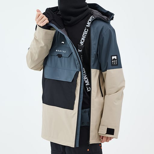 Glidelås foran med doble klaffer Hovedproduktdetaljbilde,