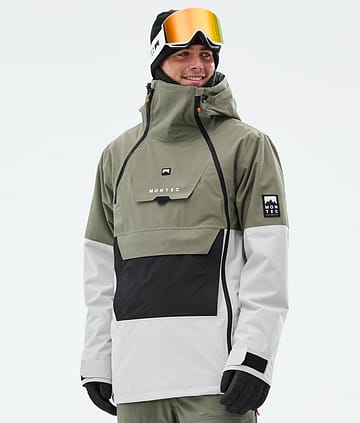 Montec Doom Skijakke Herre Greenish/Black/Light Grey