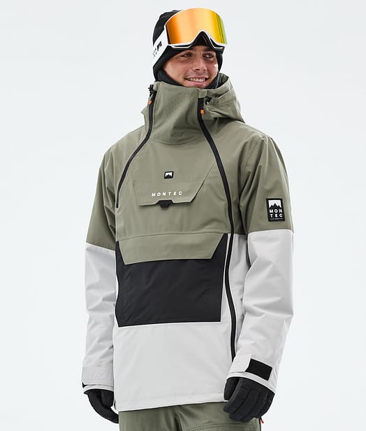 Montec Doom Skijakke Herre Greenish/Black/Light Grey