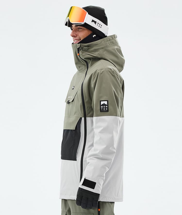Montec Doom Snowboardjakke Herre Greenish/Black/Light Grey, Bilde 6 av 11