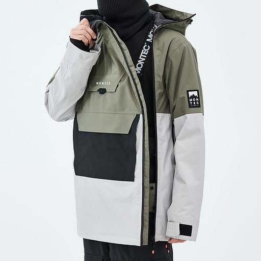 Glidelås foran med doble klaffer Hovedproduktdetaljbilde,