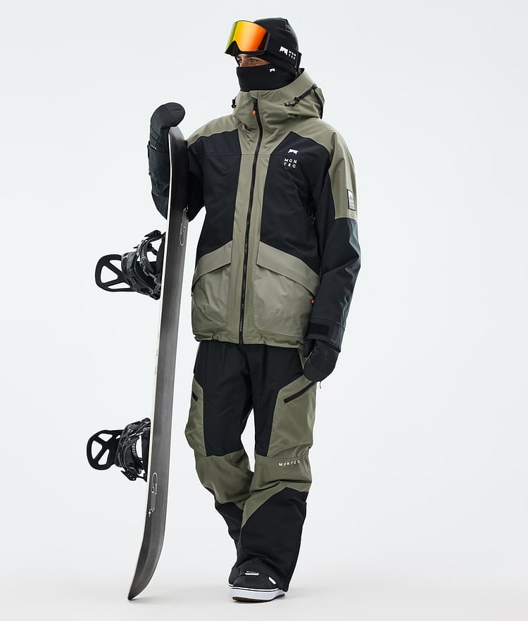 Montec Morpheus Snowboardjakke Herre Greenish/Black, Bilde 3 av 10
