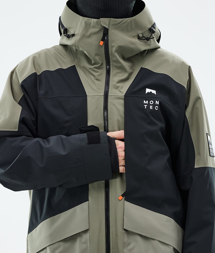 Montec Morpheus Snowboardjakke Herre Greenish/Black, Bilde 9 av 10