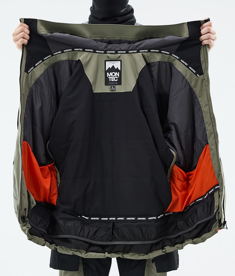Montec Morpheus Snowboardjakke Herre Greenish/Black, Bilde 10 av 10