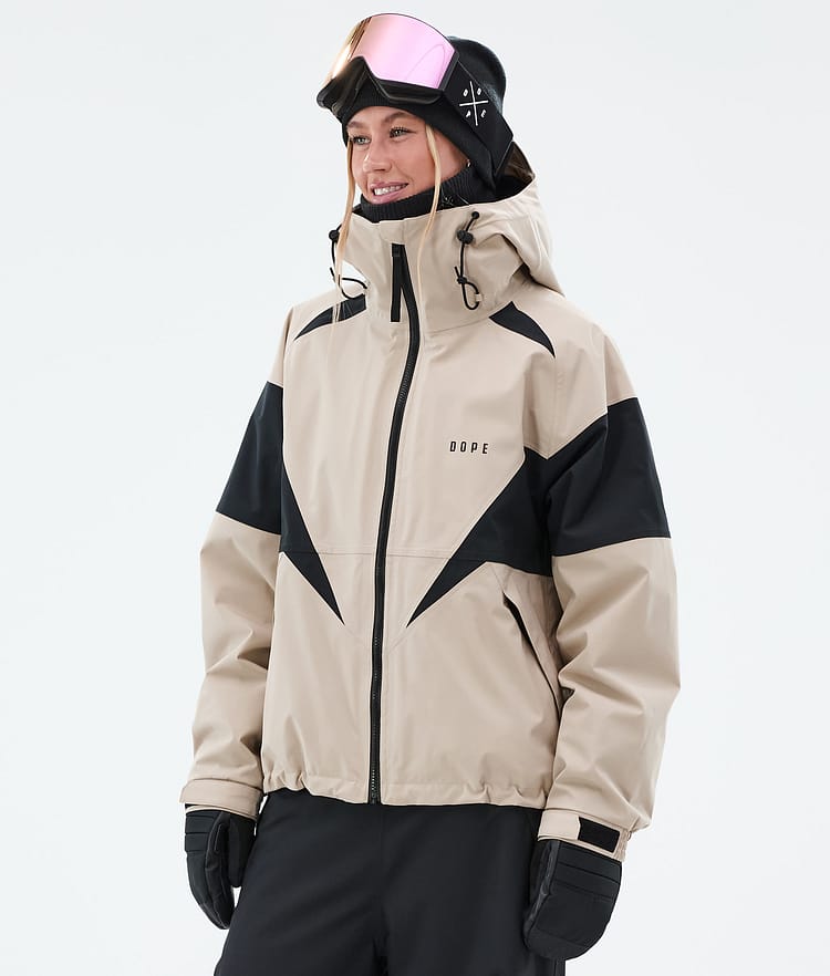 Dope Spartan W Skijakke Dame Spike Sand/Black, Bilde 1 av 8