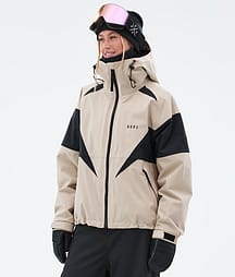 Dope Spartan W Snowboardjakke Dame Spike Sand/Black