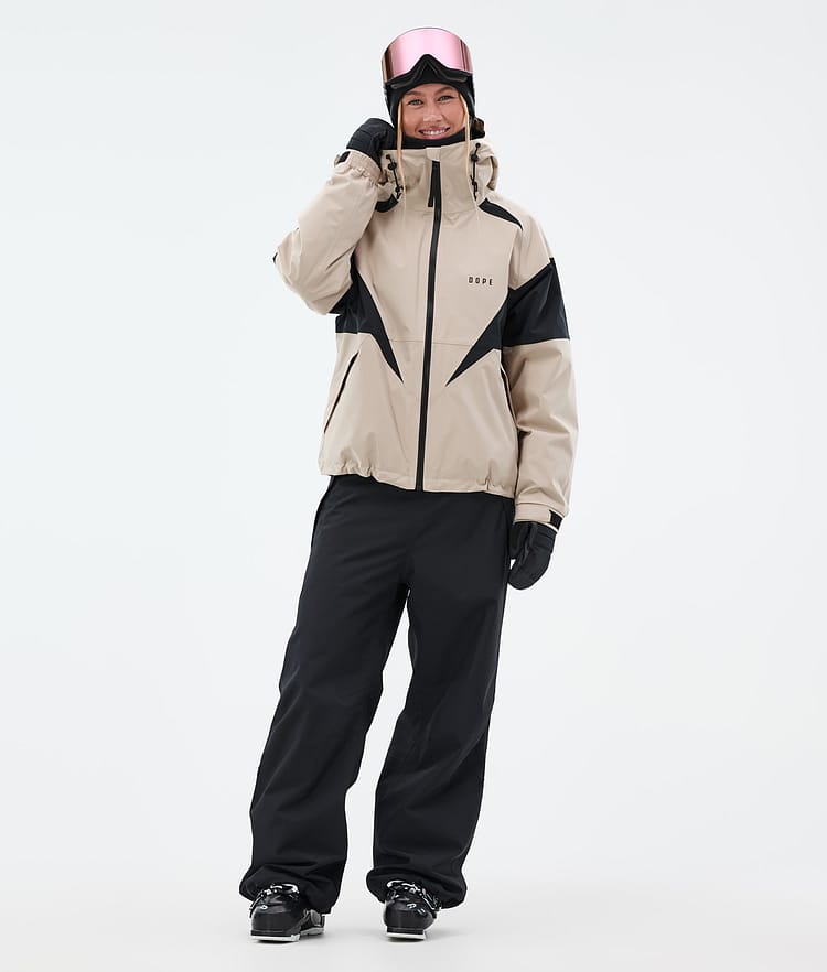 Dope Spartan W Skijakke Dame Spike Sand/Black, Bilde 2 av 8