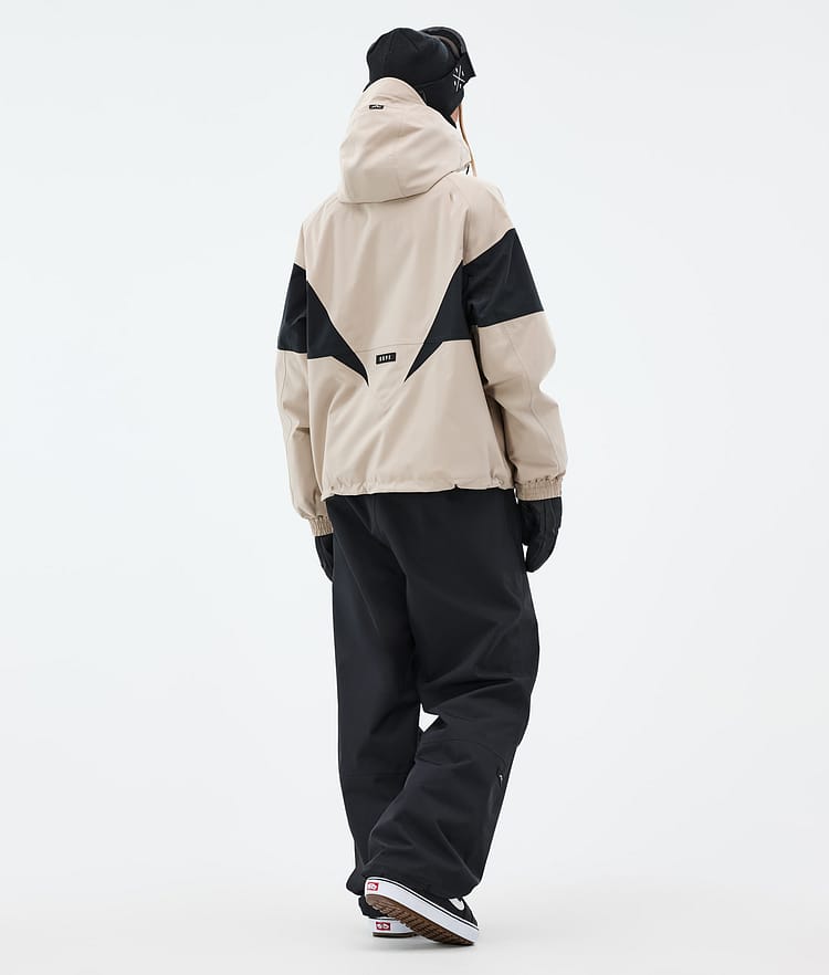 Dope Spartan W Snowboardjakke Dame Spike Sand/Black, Bilde 4 av 8