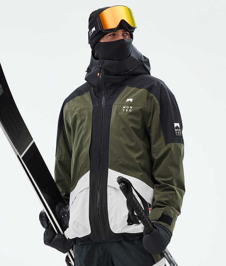 Montec Morpheus Skijakke Herre Black/Olive Green/Light Grey, Bilde 1 av 10