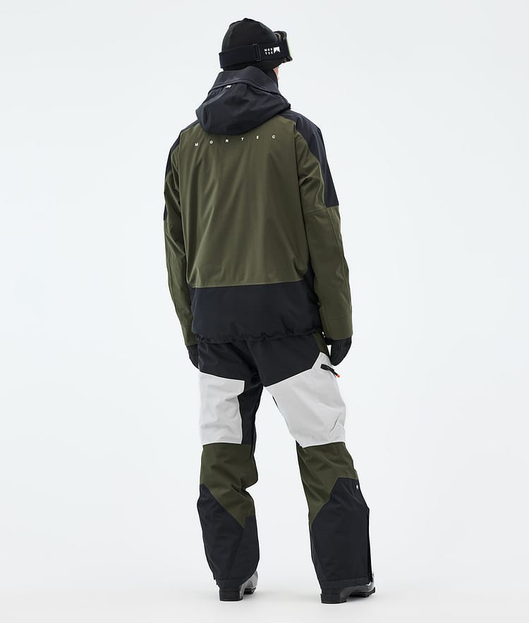 Montec Morpheus Skijakke Herre Black/Olive Green/Light Grey, Bilde 5 av 10