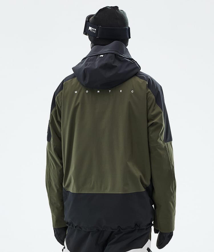 Montec Morpheus Skijakke Herre Black/Olive Green/Light Grey, Bilde 7 av 10