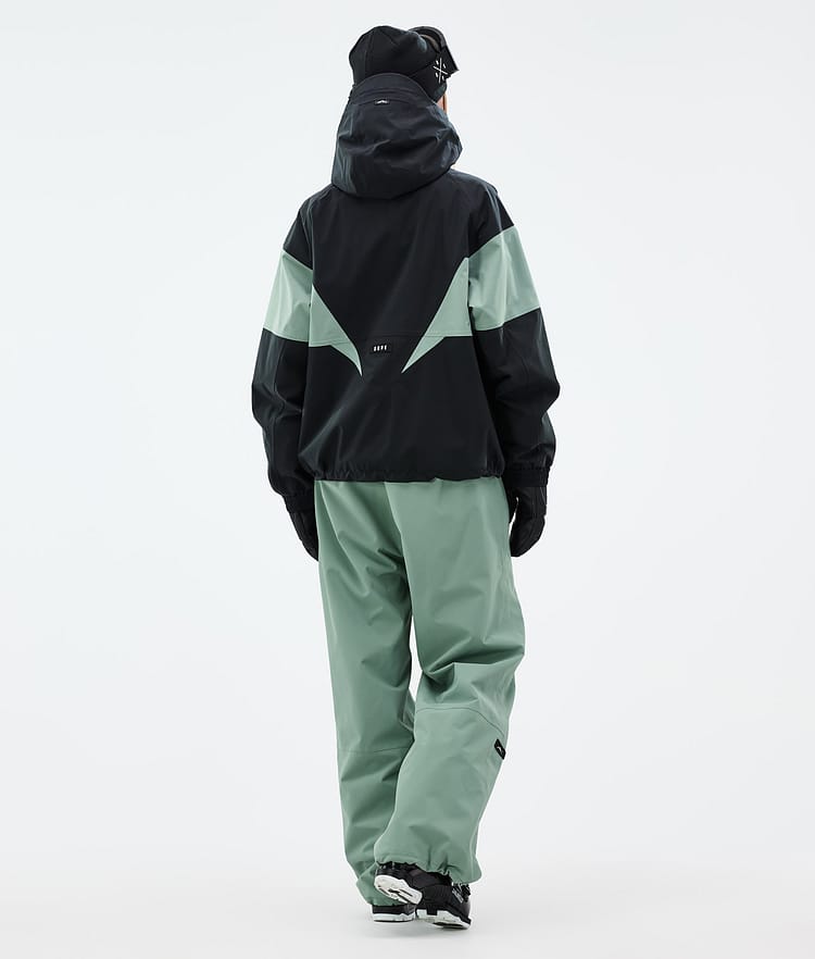 Dope Spartan W Skijakke Dame Spike Black/Faded Green, Bilde 4 av 8