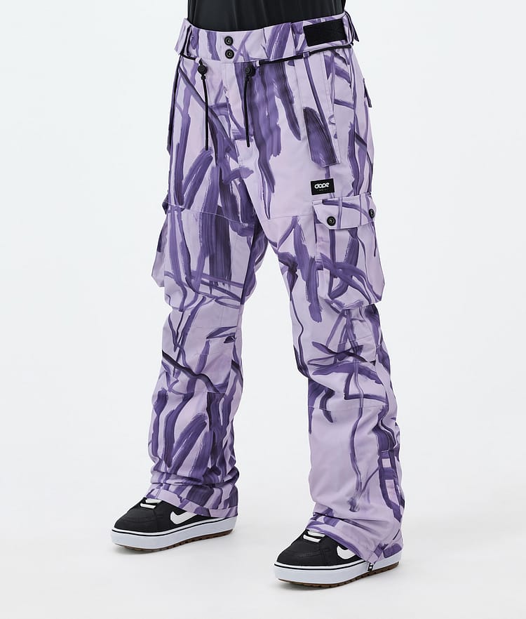 Dope Iconic W Snowboardbukse Dame Scribble Purple, Bilde 1 av 7