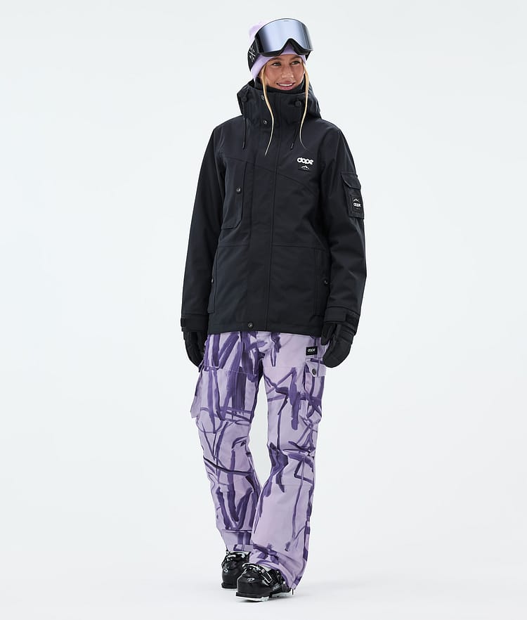 Dope Iconic W Skibukse Dame Scribble Purple, Bilde 2 av 7