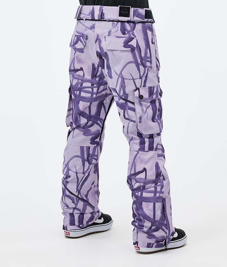 Dope Iconic W Snowboardbukse Dame Scribble Purple, Bilde 4 av 7
