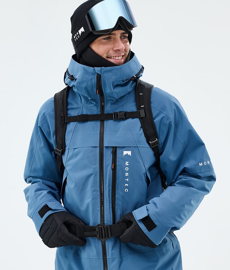Montec Oracle Snowboardjakke Herre Blue Steel, Image 4 of 9