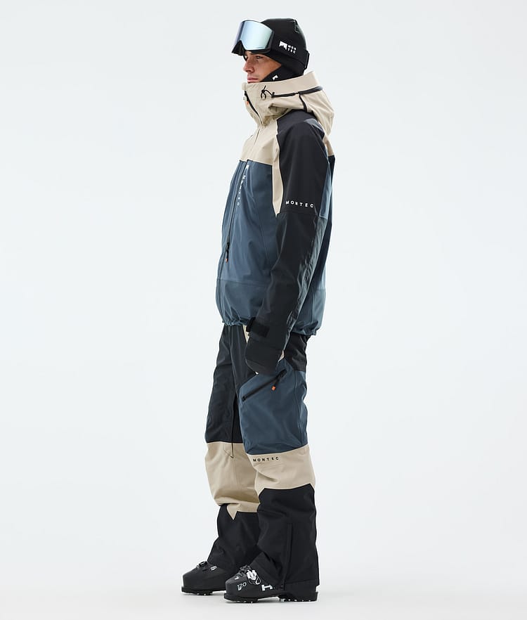 Montec Oracle Skijakke Herre Sand/Black/Metal Blue, Bilde 4 av 10