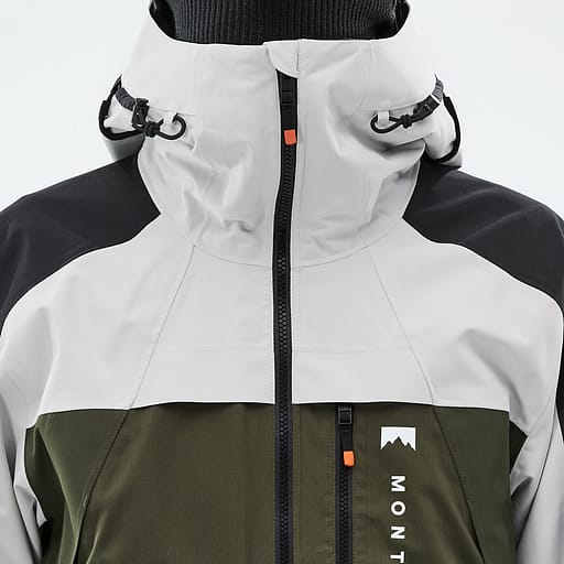 Frontglidelås med indre klaffer Hovedproduktdetaljbilde,