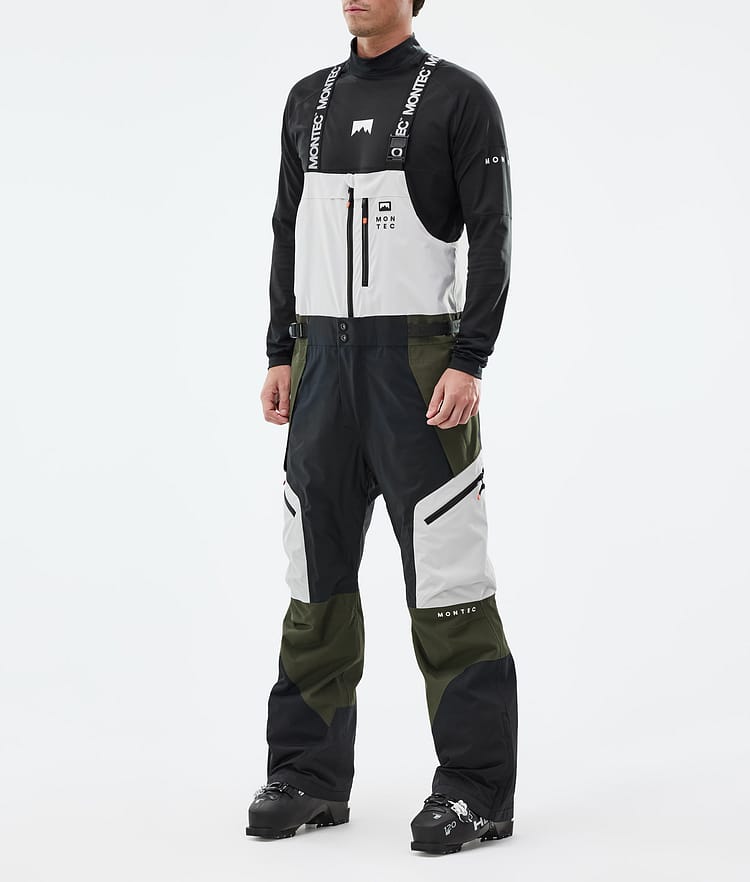 Montec Dozer Skibukse Herre Light Grey/Black/Olive Green, Bilde 1 av 6