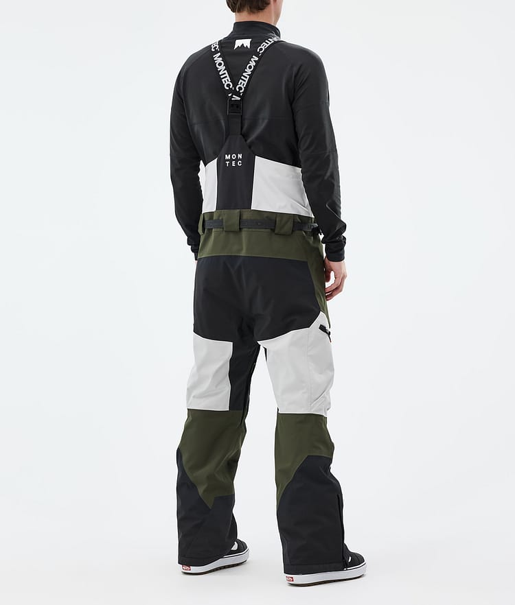 Montec Dozer Snowboardbukse Herre Light Grey/Black/Olive Green, Bilde 3 av 6