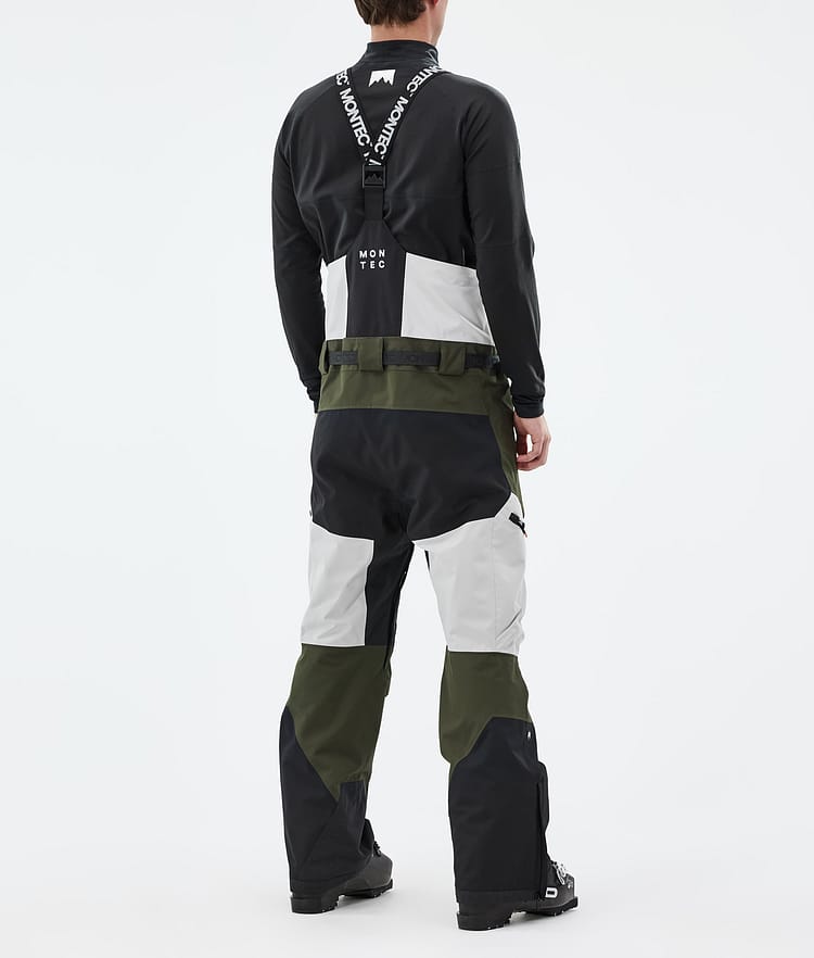 Montec Dozer Skibukse Herre Light Grey/Black/Olive Green, Bilde 3 av 6