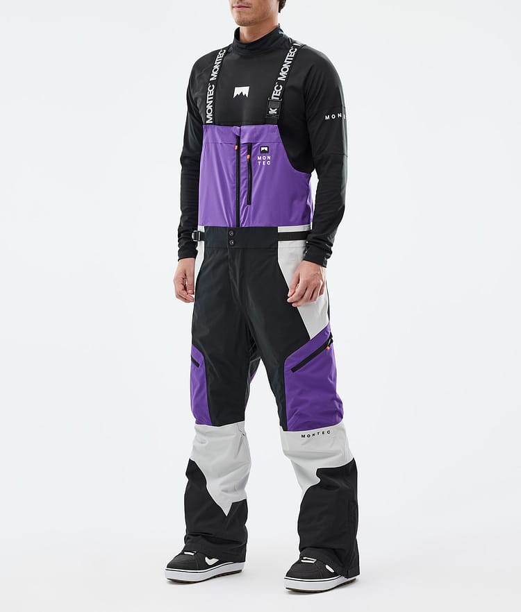 Montec Dozer Snowboardbukse Herre Vivid Purple/Black/Light Grey, Bilde 1 av 6