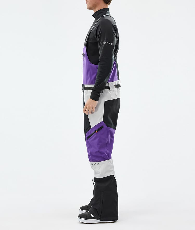 Montec Dozer Snowboardbukse Herre Vivid Purple/Black/Light Grey, Bilde 2 av 6