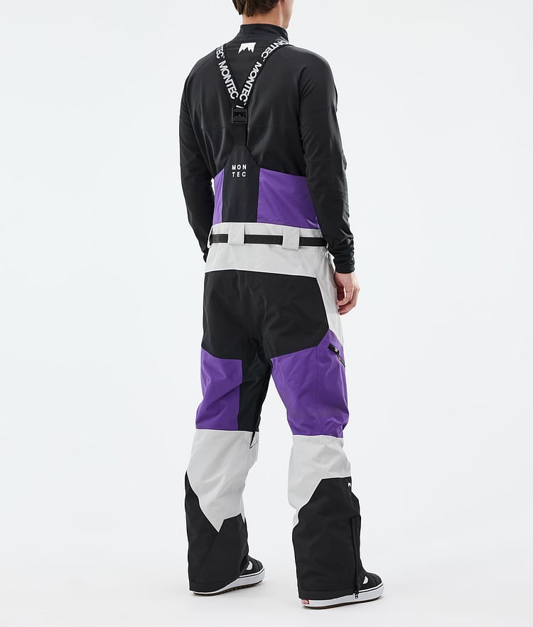 Montec Dozer Snowboardbukse Herre Vivid Purple/Black/Light Grey, Bilde 3 av 6