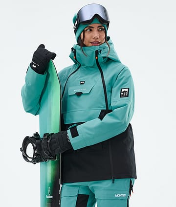Montec Doom W Snowboardjakke Turquoise/Black