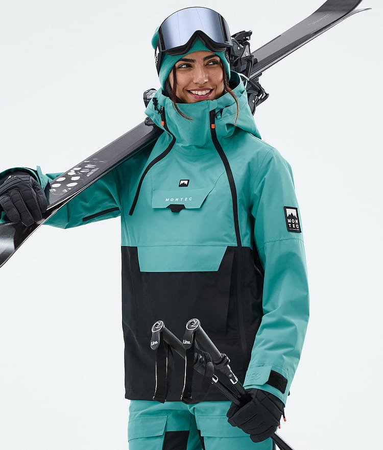 Montec Doom W Skijakke Dame Turquoise/Black, Bilde 1 av 11