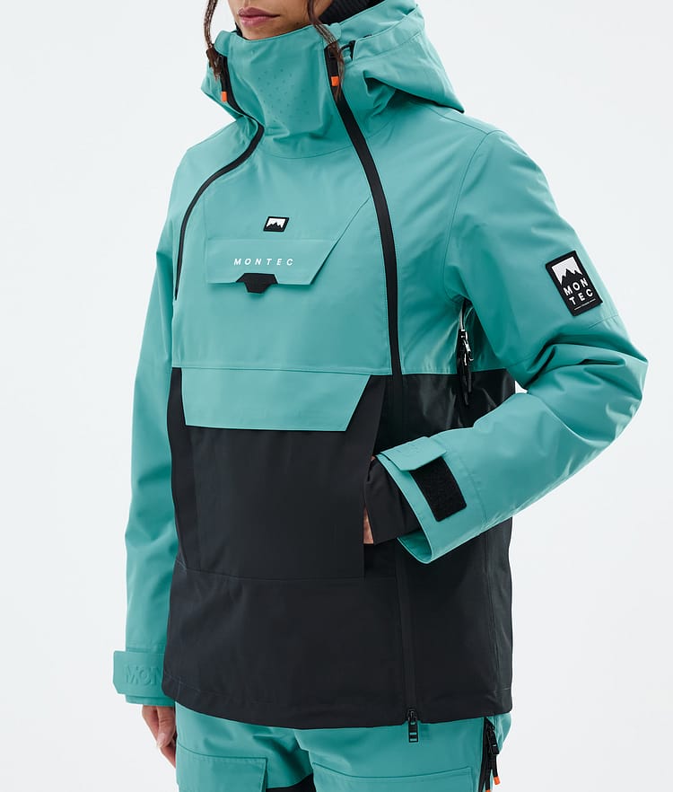 Montec Doom W Skijakke Dame Turquoise/Black, Bilde 8 av 11