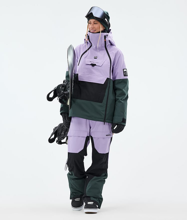 Montec Doom W Snowboardjakke Dame Faded Violet/Black/Dark Atlantic, Bilde 3 av 11