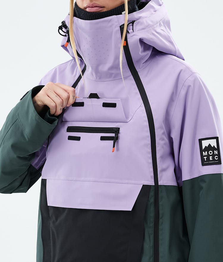 Montec Doom W Skijakke Dame Faded Violet/Black/Dark Atlantic, Bilde 10 av 11