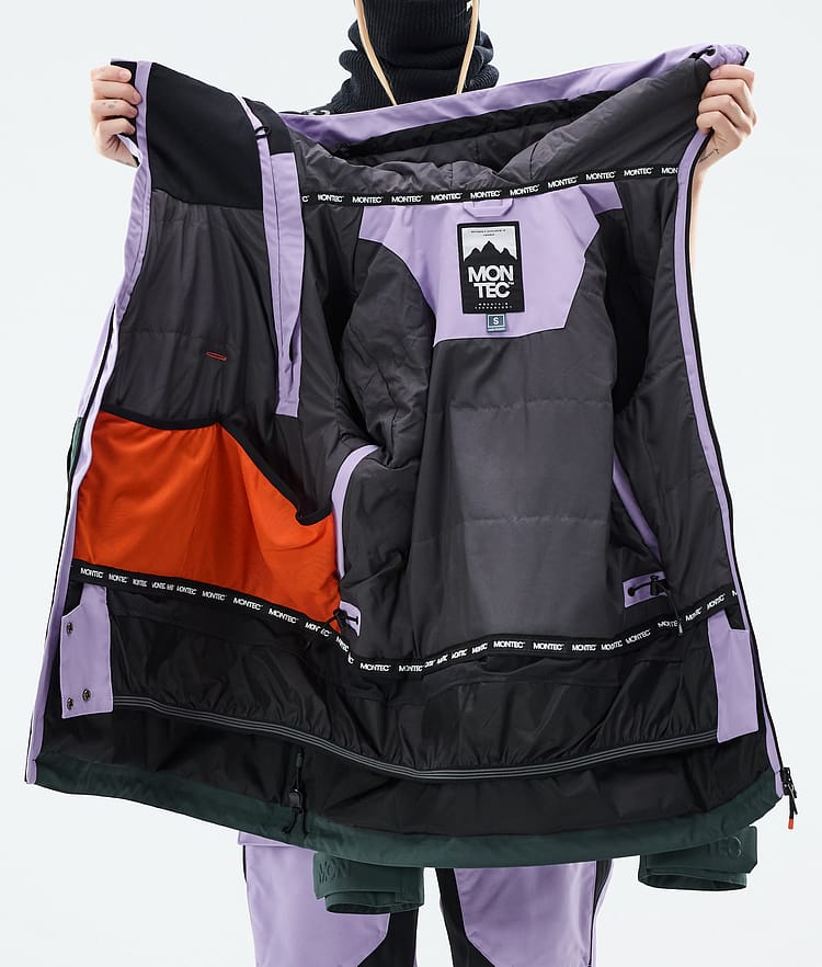Montec Doom W Skijakke Dame Faded Violet/Black/Dark Atlantic, Bilde 11 av 11