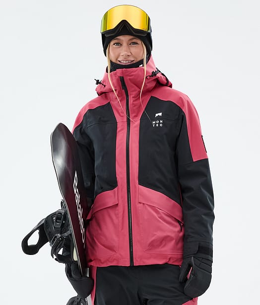 Montec Morpheus W Snowboardjakke Dame Light Red/Black
