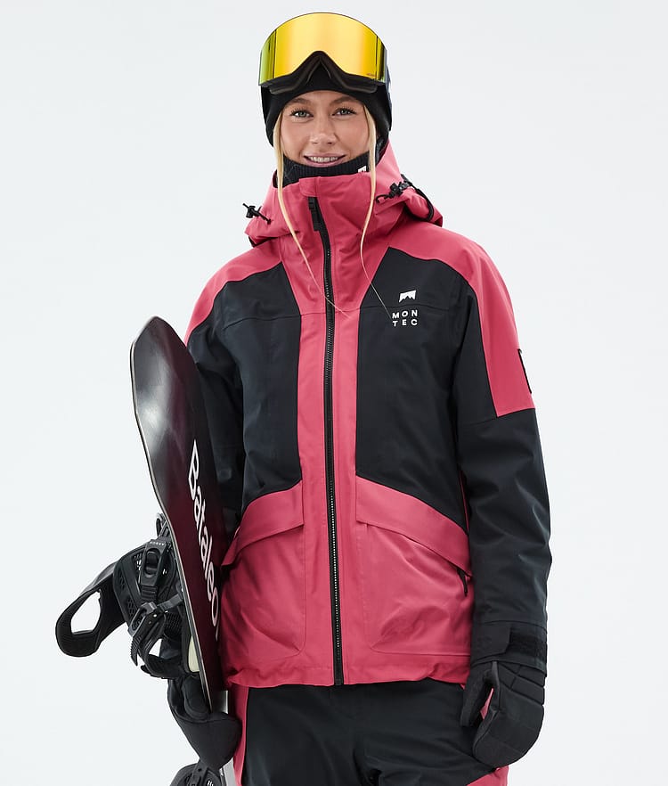 Montec Morpheus W Snowboardjakke Dame Light Red/Black, Bilde 1 av 10