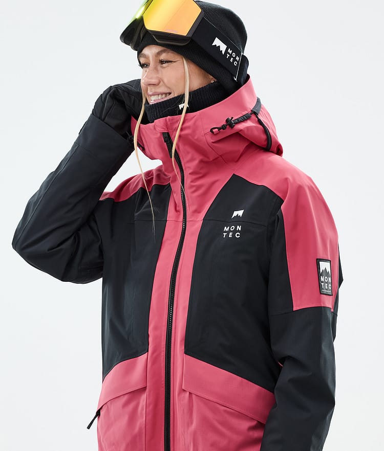 Montec Morpheus W Snowboardjakke Dame Light Red/Black, Bilde 2 av 10