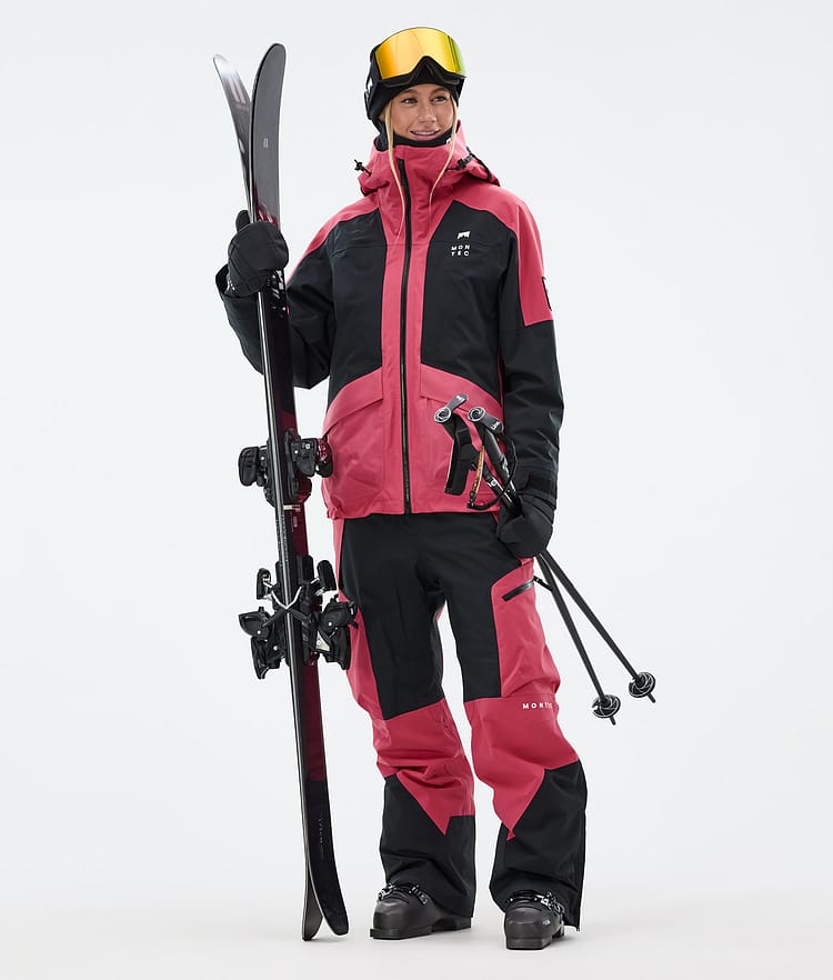 Montec Morpheus W Skijakke Dame Light Red/Black, Bilde 3 av 10