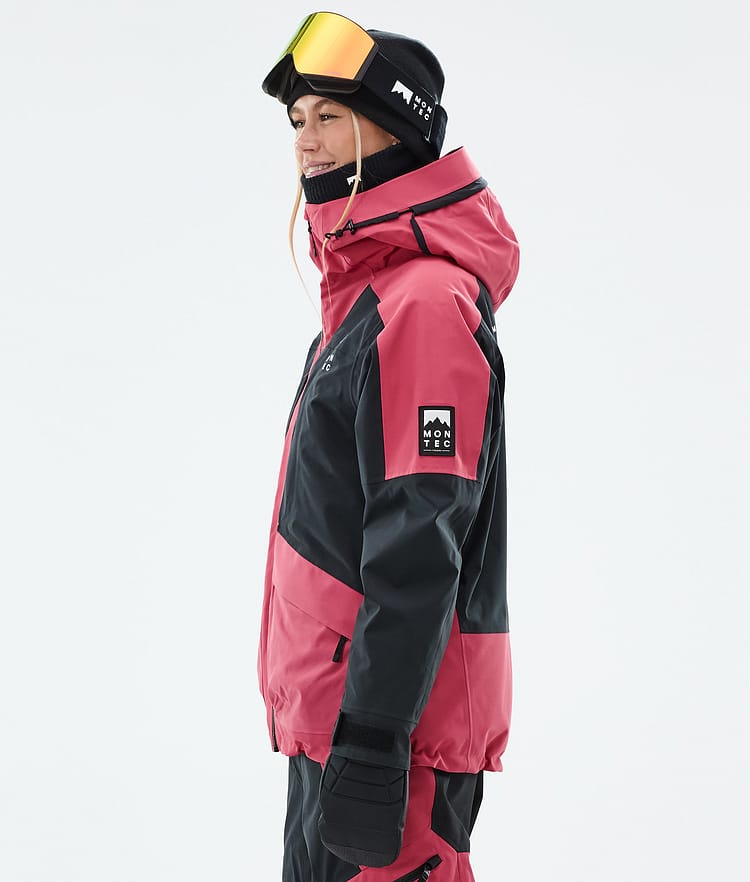 Montec Morpheus W Snowboardjakke Dame Light Red/Black, Bilde 6 av 10