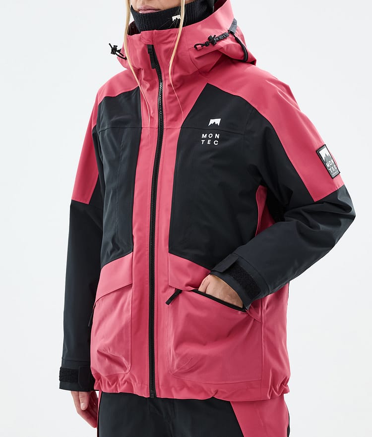 Montec Morpheus W Snowboardjakke Dame Light Red/Black, Bilde 8 av 10